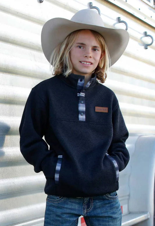 Cinch Boy's Quarter Zip Sweater