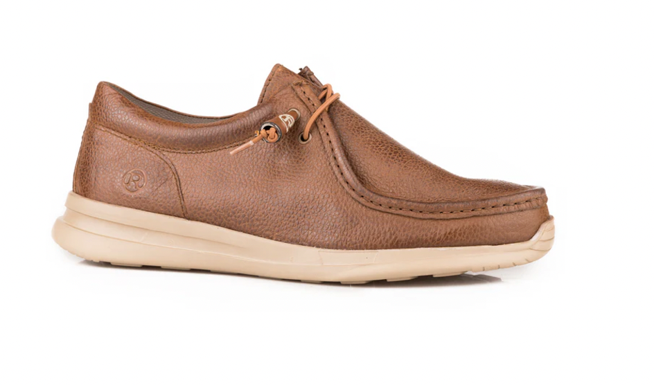 Roper Mens Brown Tumbled Leather Chukka