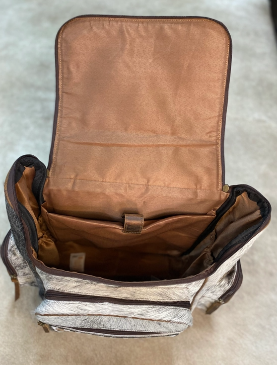 Aces Vintage Tooled Cowhide Backpack