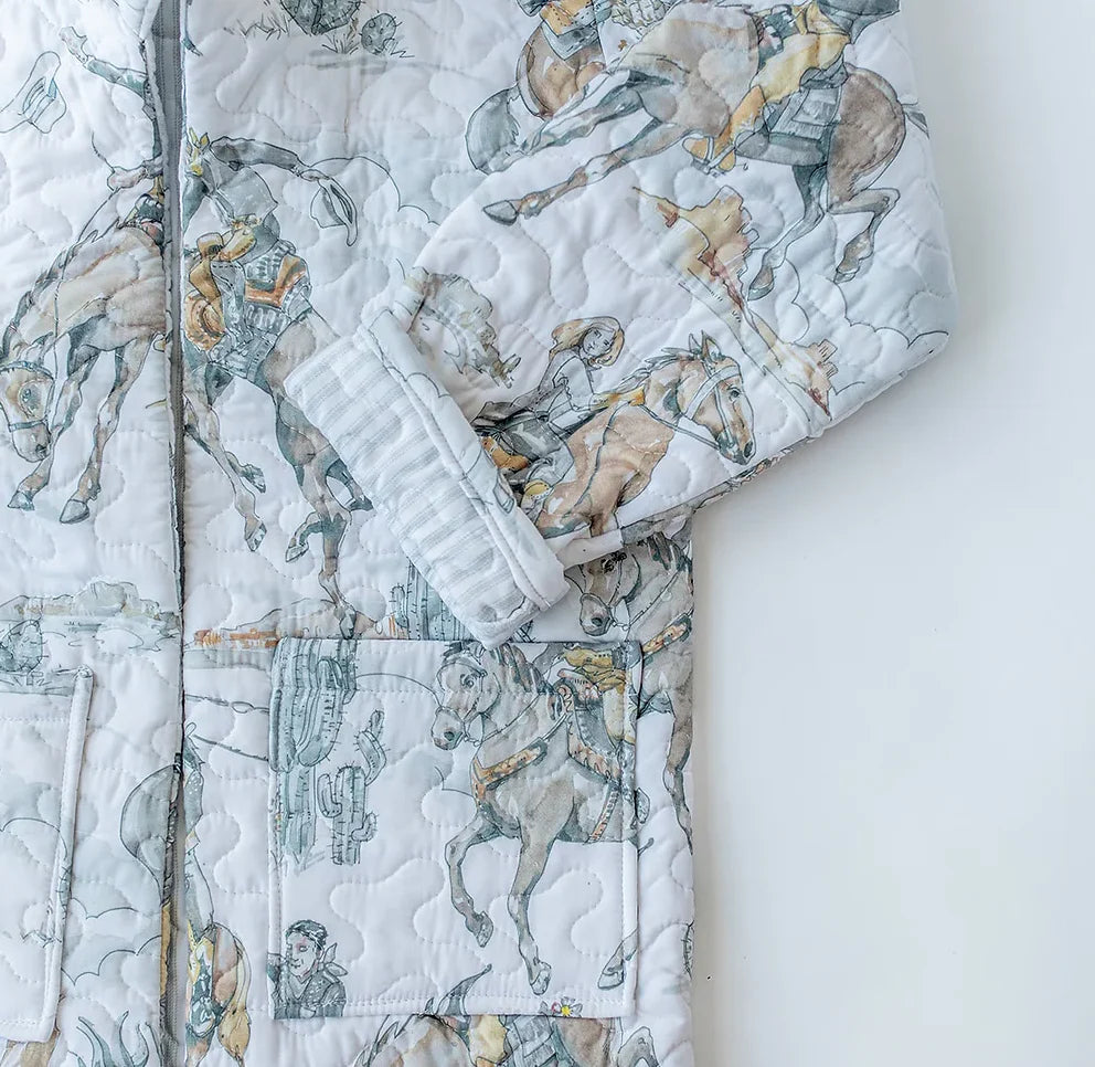 Birdie Neutral Quilted Jacket