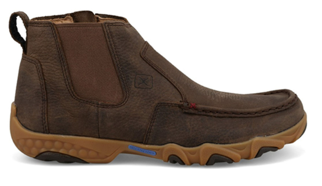Twisted X Men's 4" Chelsea Driving Moc Shoes - Moc Toe