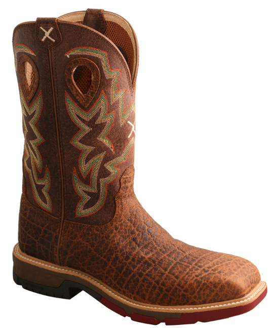 Twisted X Men's Tan Western Work Boots - Composite Toe