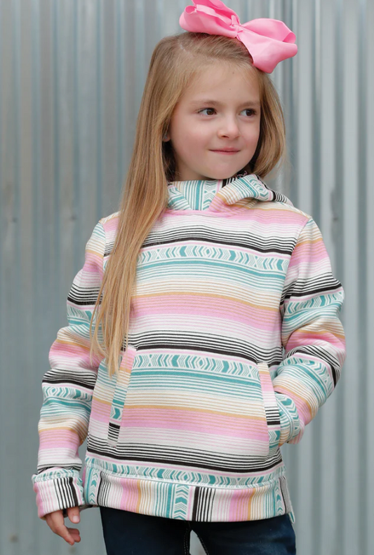 Cinch Girl's Serape Hoodie