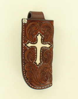Nocona Leather Cross Knife Sheath