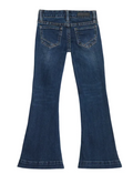 Rock & Roll Cowgirl Girl's Dark Wash Extra Stretch Trouser Jeans