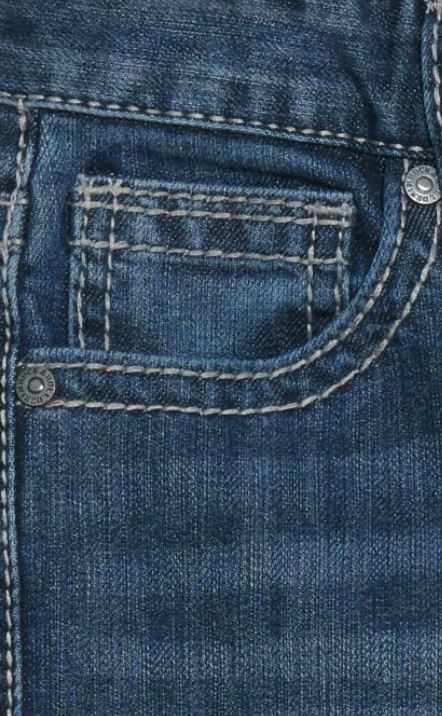 Rock and Roll Denim Boy's Reflex BB Gun Dark Wash Boot Cut Jeans