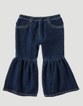 Little Girl's Ruffle Leg Flare Jean