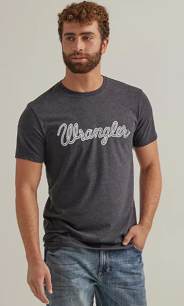 Men's Wrangler® Rope Logo T-Shirt Grey