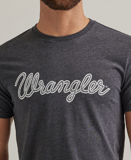Men's Wrangler® Rope Logo T-Shirt Grey
