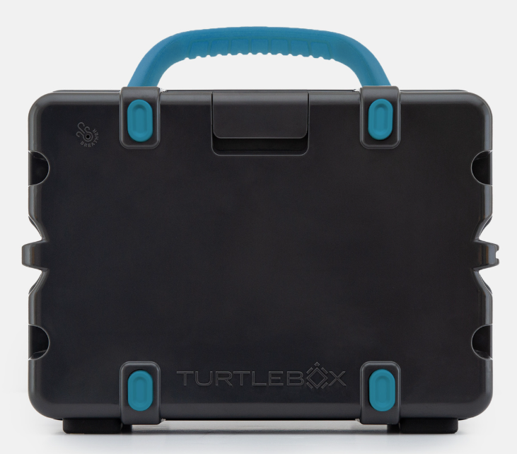 Turtlebox Gen 3 Speaker- Gray & Light Blue
