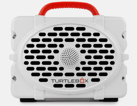 Turtlebox Gen 3 Speaker- White & Red
