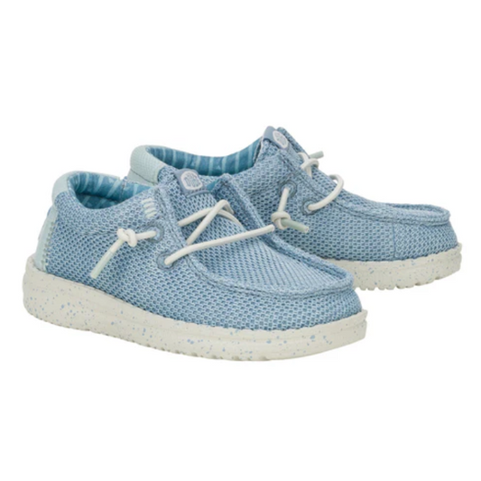 Wally Toddler Stretch Sox - Cloud Blue & Dawn Blue