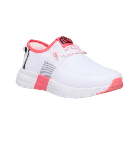 Sirocco Women's Sport Stripe - White & Pink