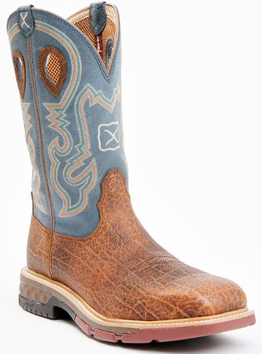 Twisted X Men's Brown Western Work Boots - Alloy Toe