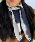 Brown Cow Print Wild Rags