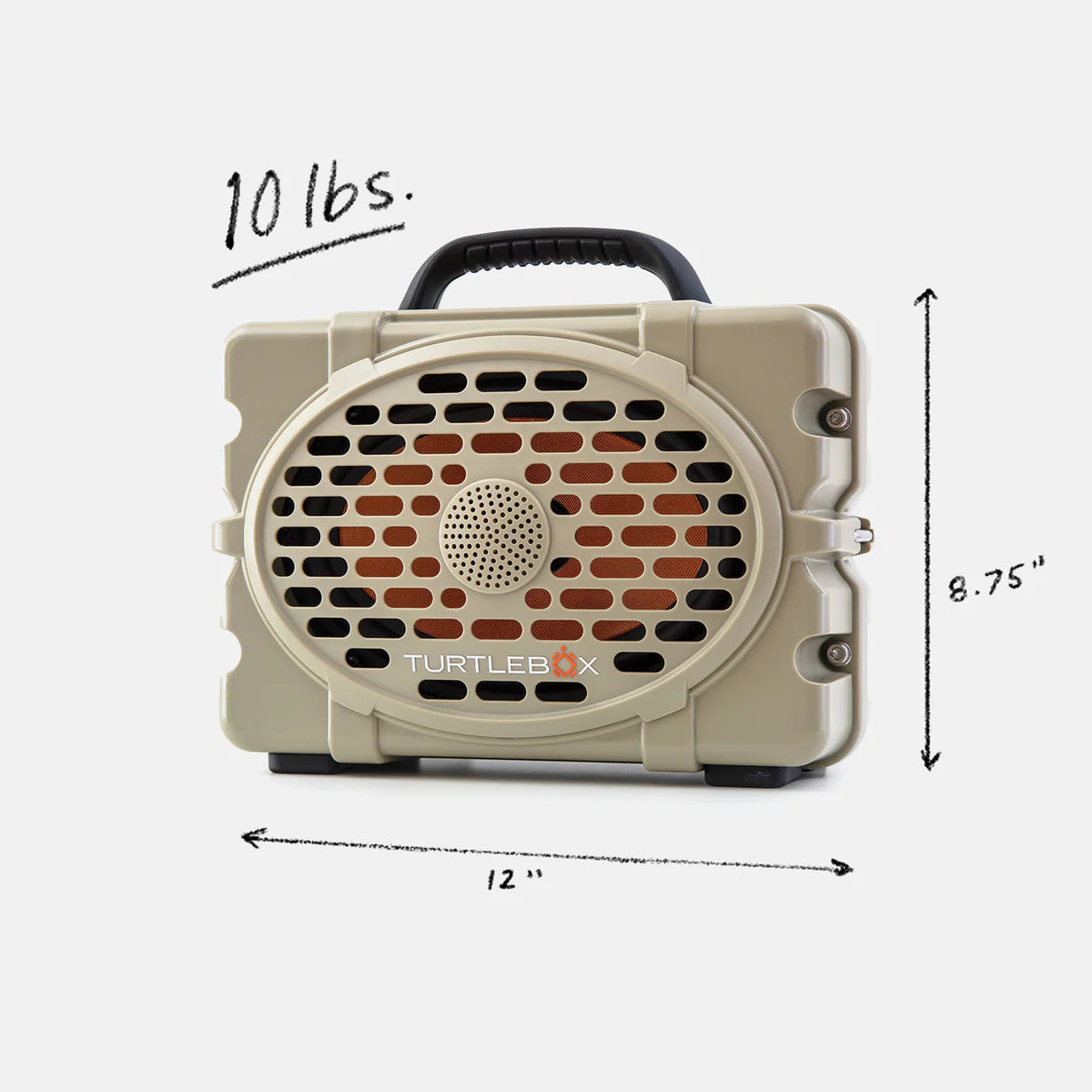 Turtlebox Gen 3 Speaker- Tan & Black