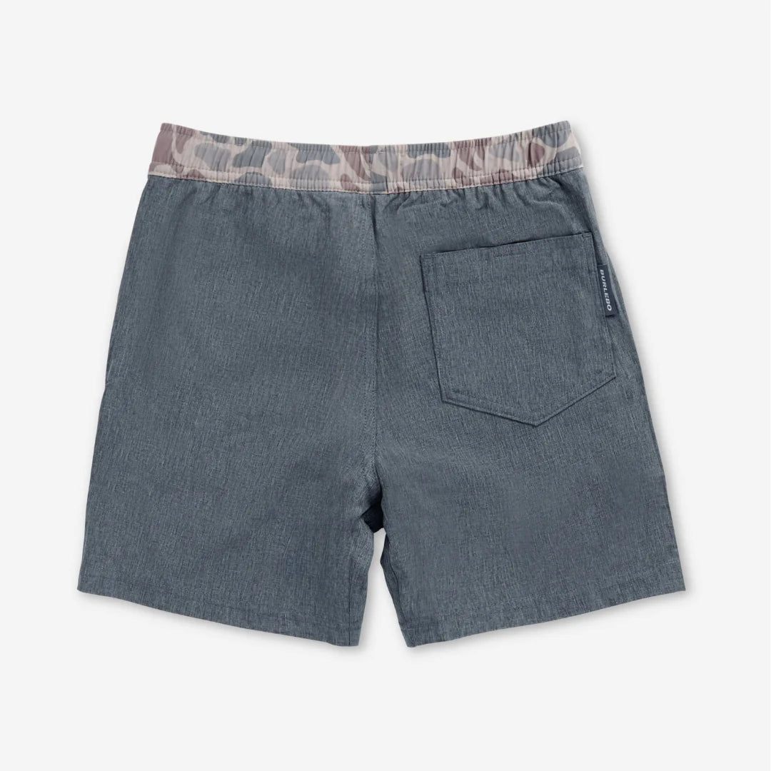 Youth Athletic Short - Grizzly Grey - Deer Camo Liner