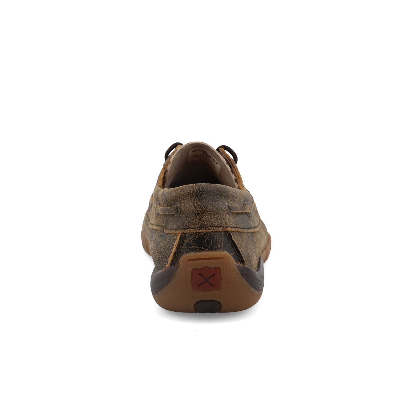 Twisted X Boat Shoe Driving Moc- Distressed & Leopard