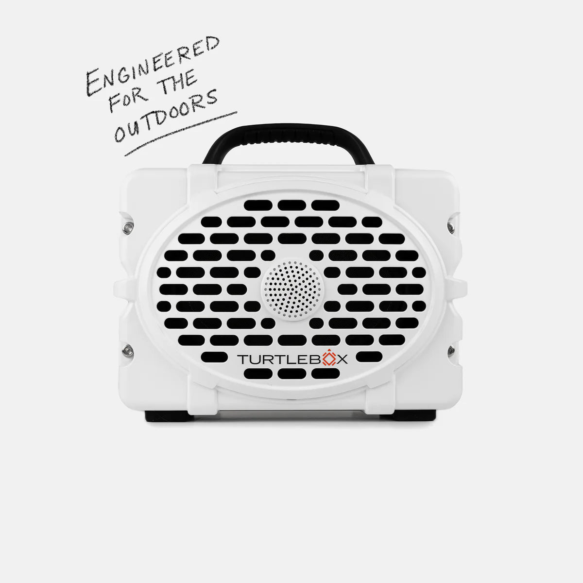 Turtlebox Gen 3 Speaker- White & Seafoam