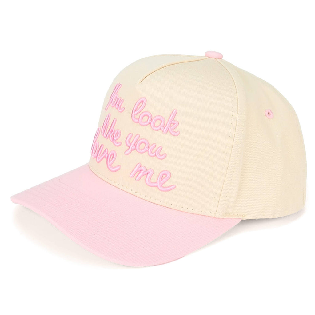 You Look Like You Love Me Trucker Hat- Pink