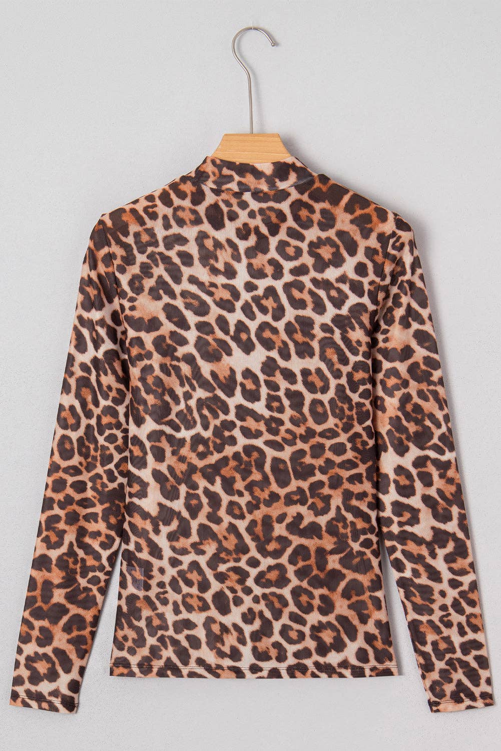 Wild Side Leopard Mesh Top