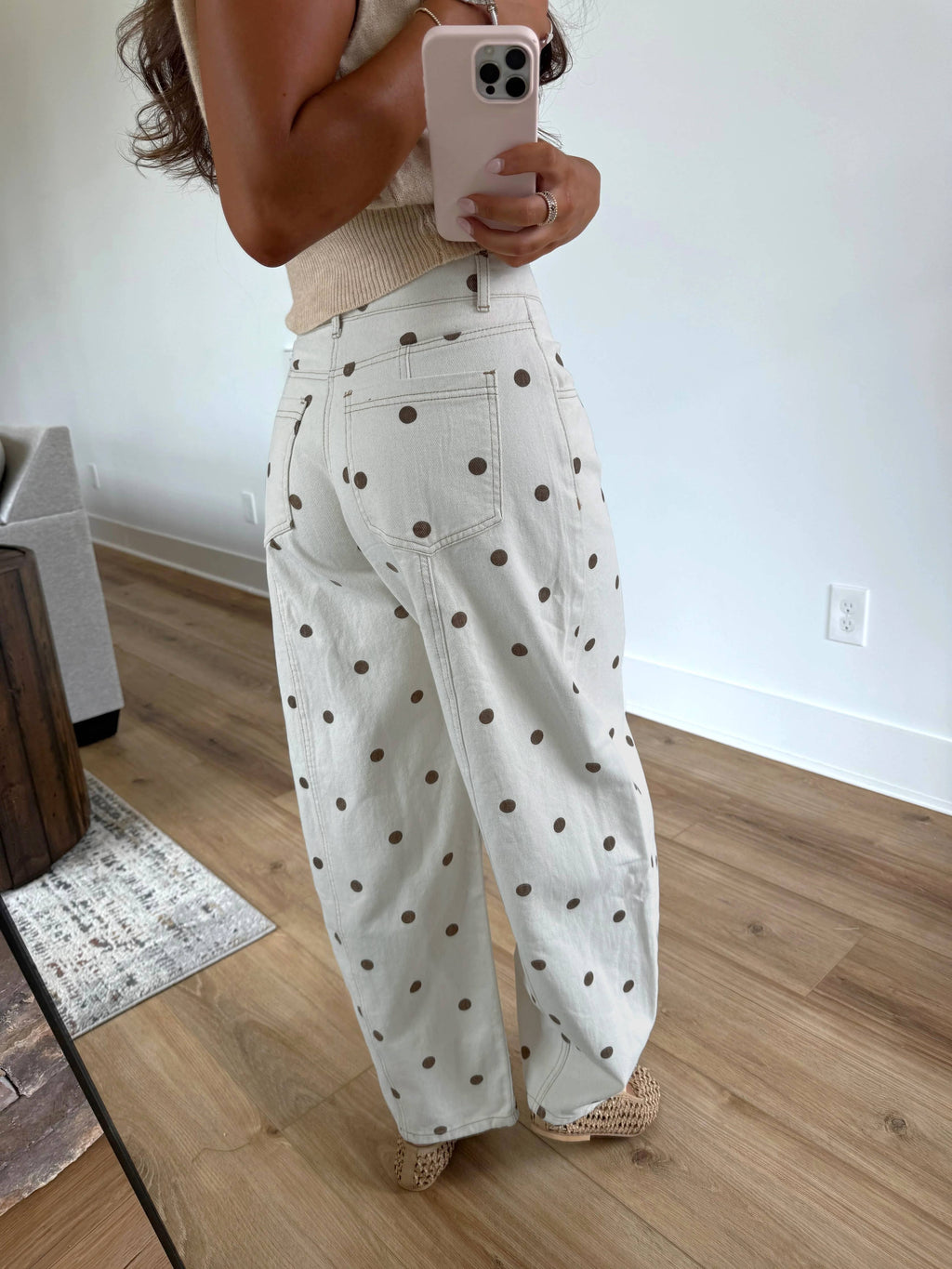 Spot On Wide-Leg Denim