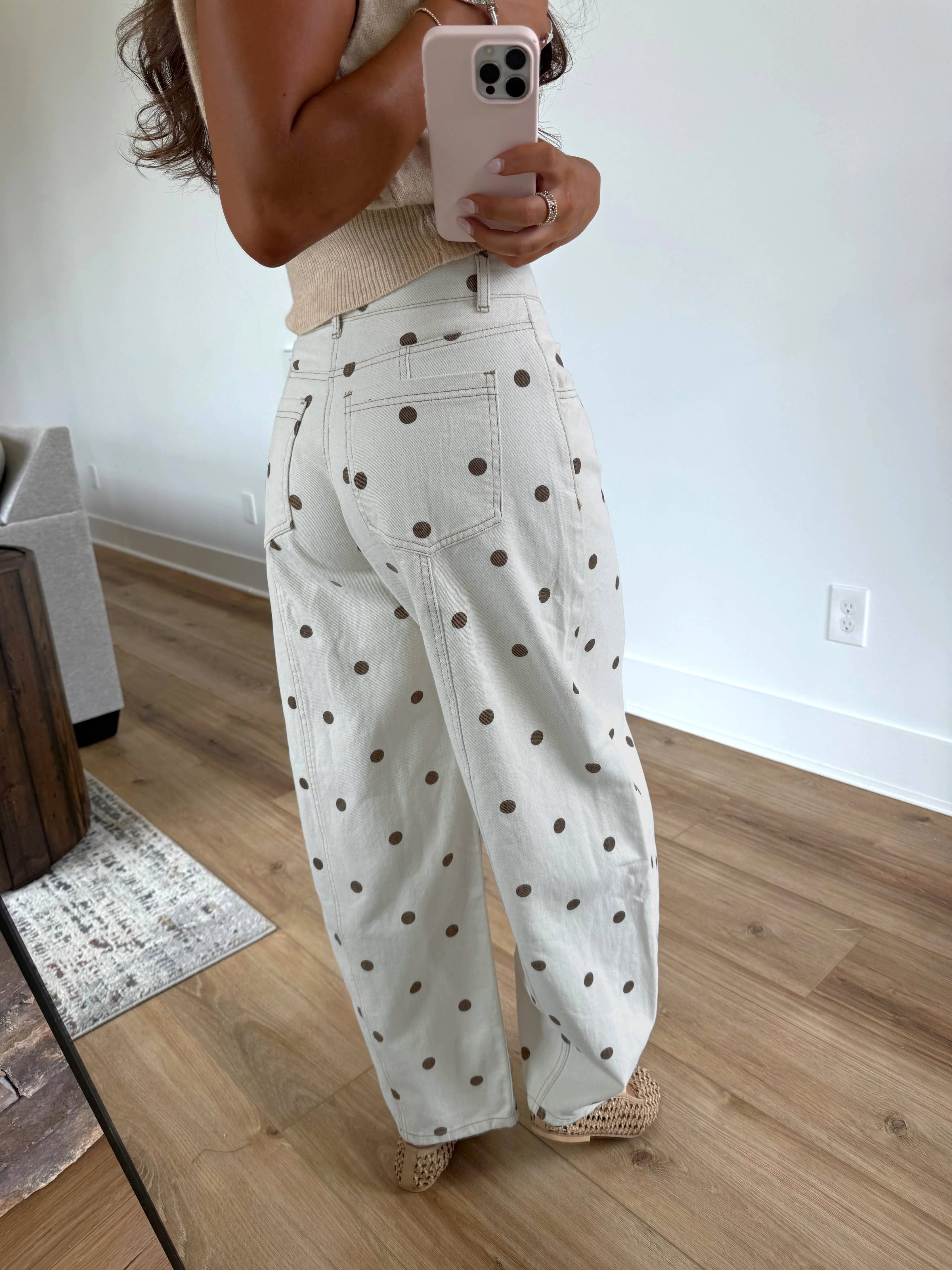 Spot On Wide-Leg Denim