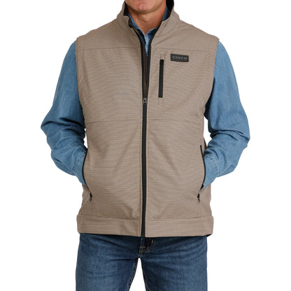 Cinch Men's Khaki Concealed Carry Bonded Vest