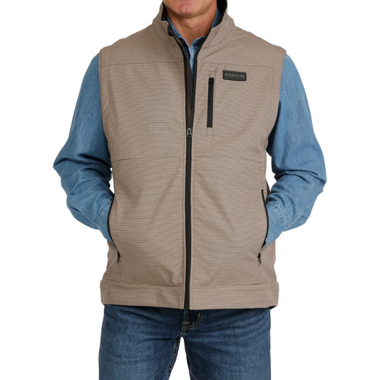 Cinch Men's Khaki Concealed Carry Bonded Vest