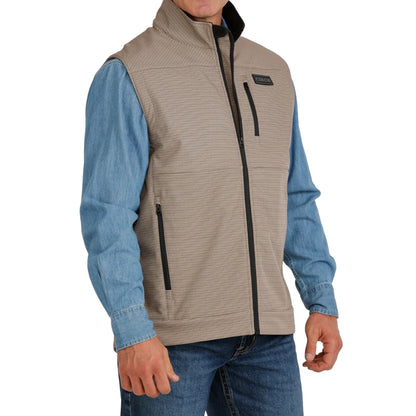 Cinch Men's Khaki Concealed Carry Bonded Vest