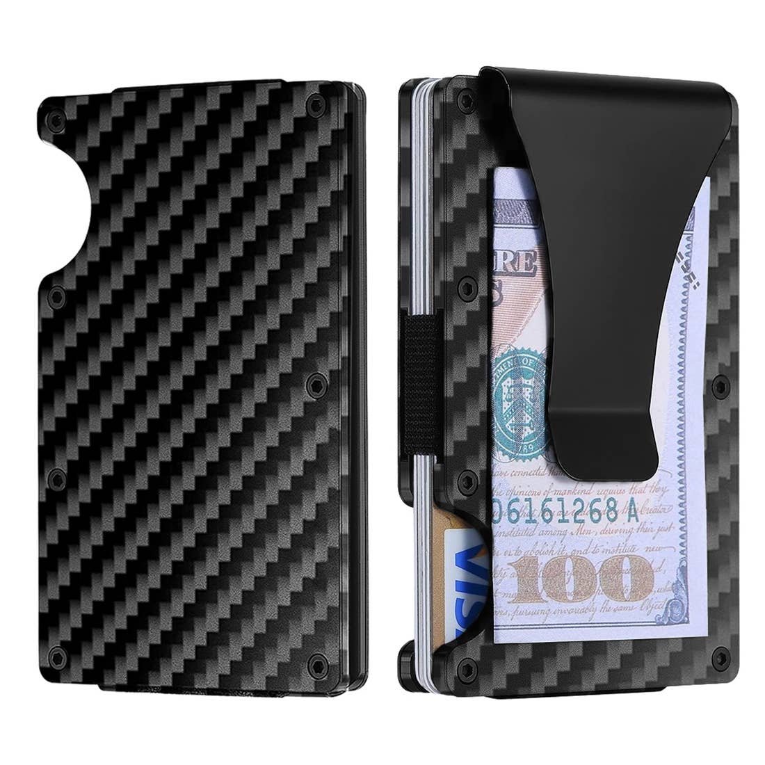 RFID Blocking Minimalist Scratch Resistant Slim Credit Card Wallet