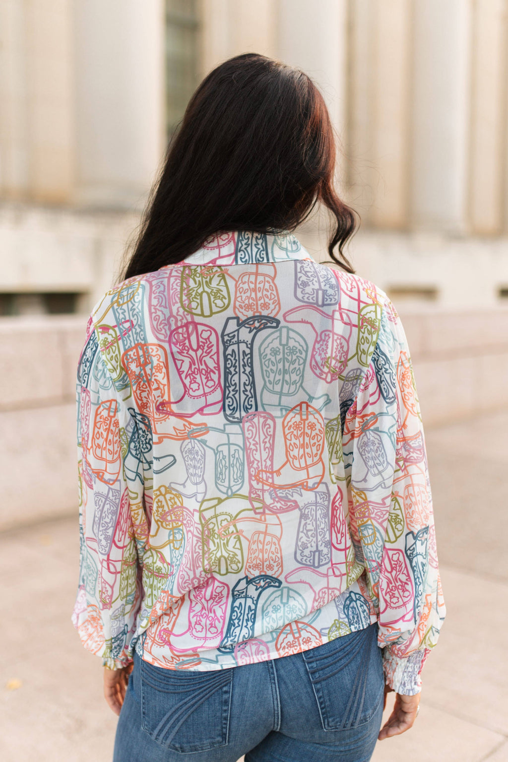 Neon Boot Blouse