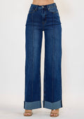 The Stacy- High Rise Cuff Jeans