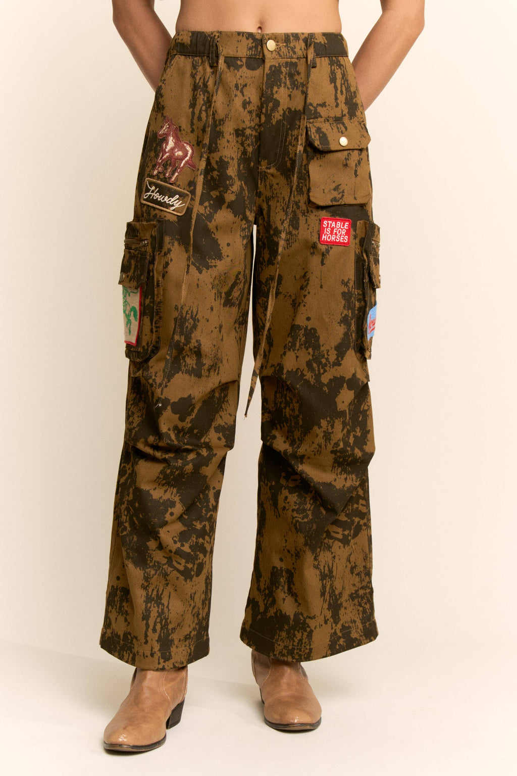 Patched Cargo Pants