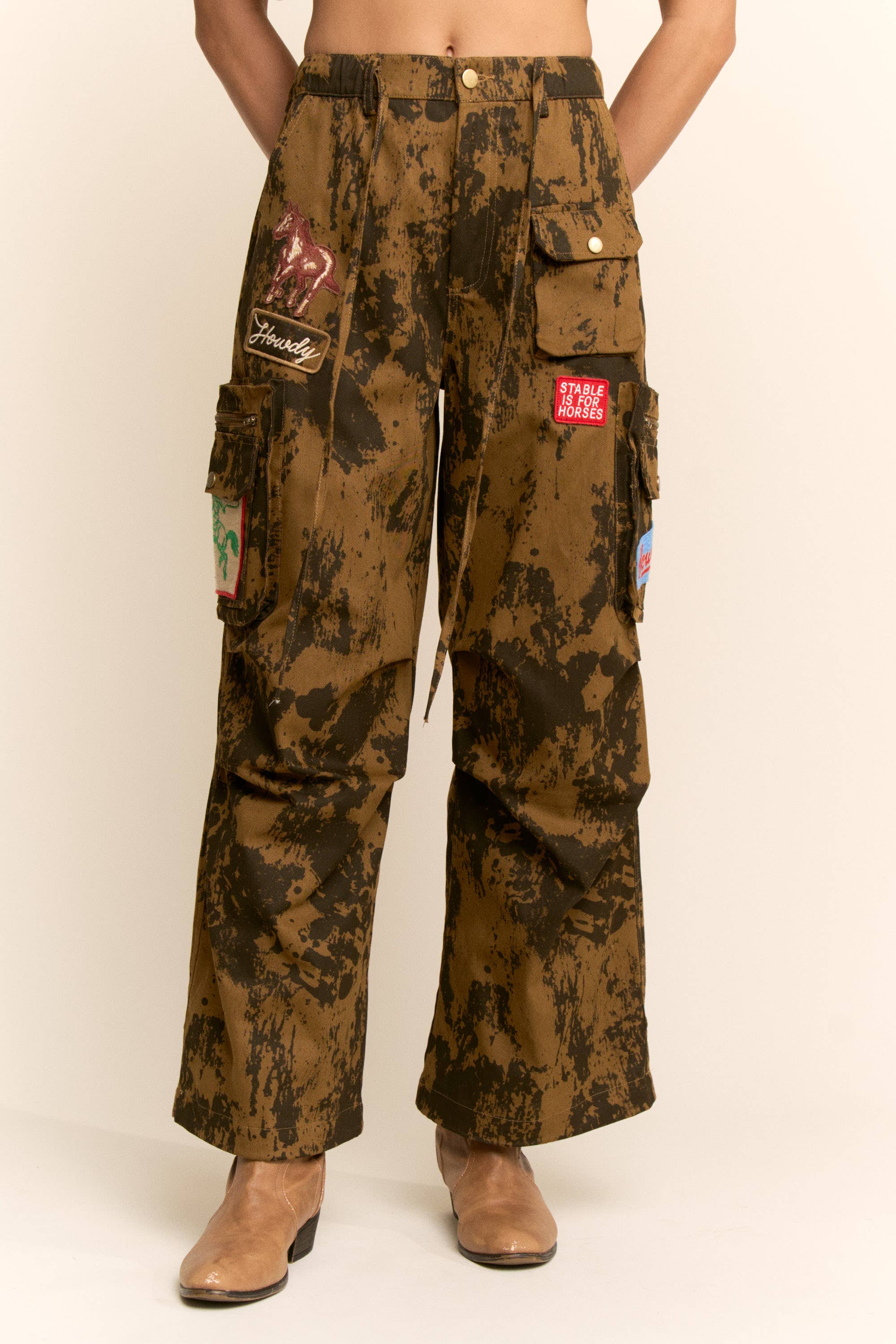 Patched Cargo Pants