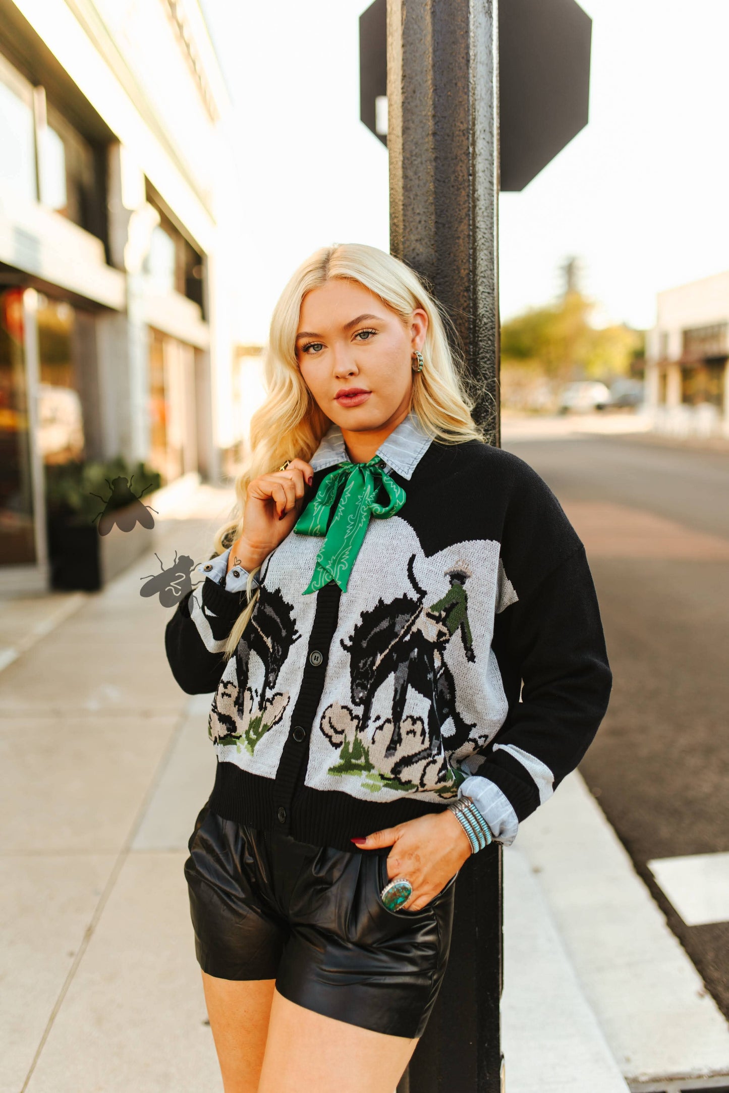 MANE CHARACTER SWEATER JACKET