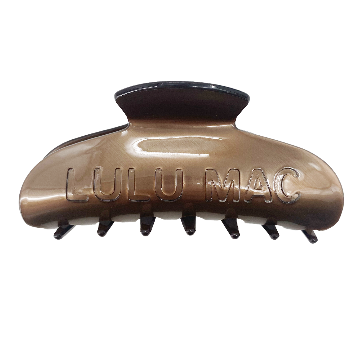 LULU MAC HAIR CLIP- BROWN