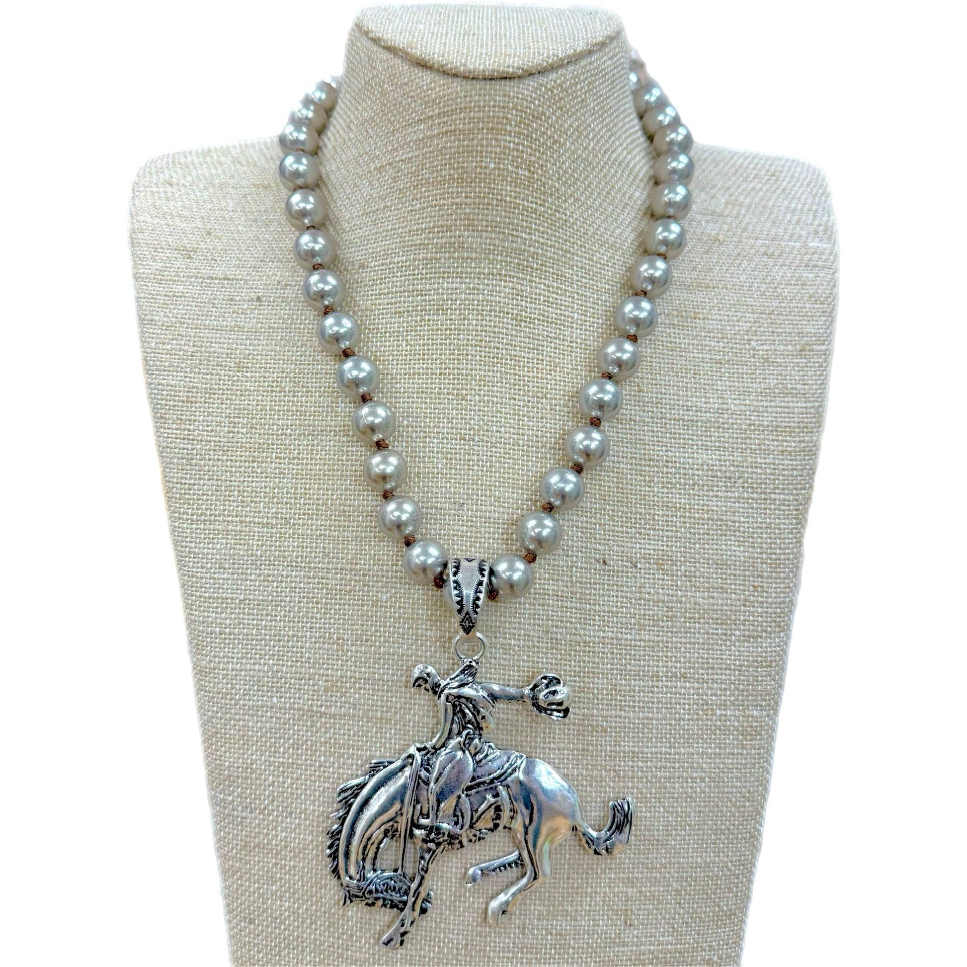 Buckin' Bronc Necklace