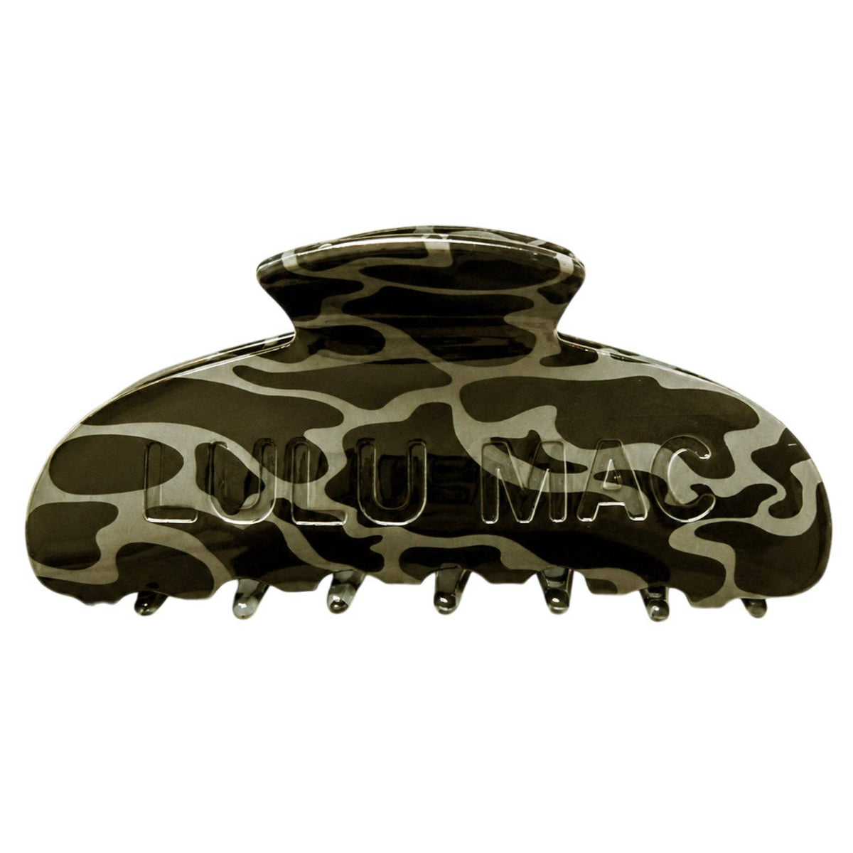 LULU MAC HAIR CLIP- BLACK CAMO
