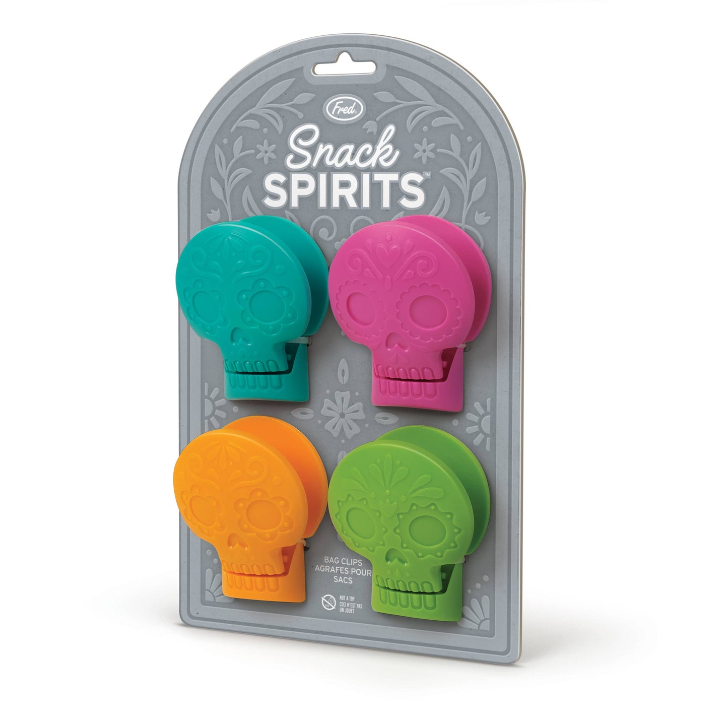 Snack Spirits - Day of the Dead Bag Clips - Set of 4