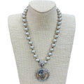 Diamond Horse Pendant Necklace