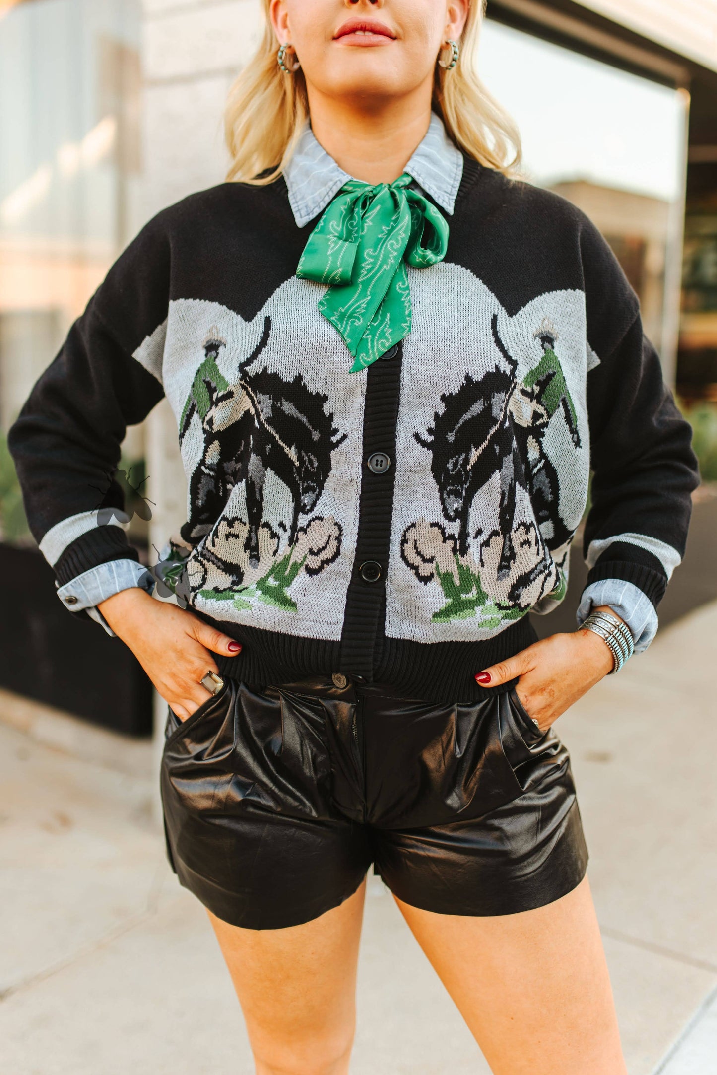 MANE CHARACTER SWEATER JACKET