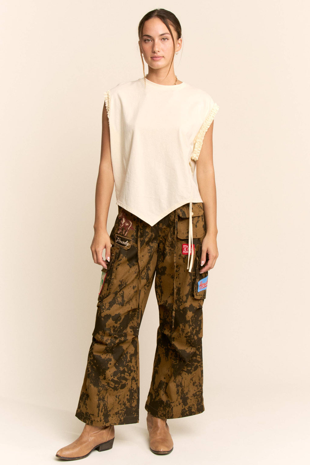Patched Cargo Pants