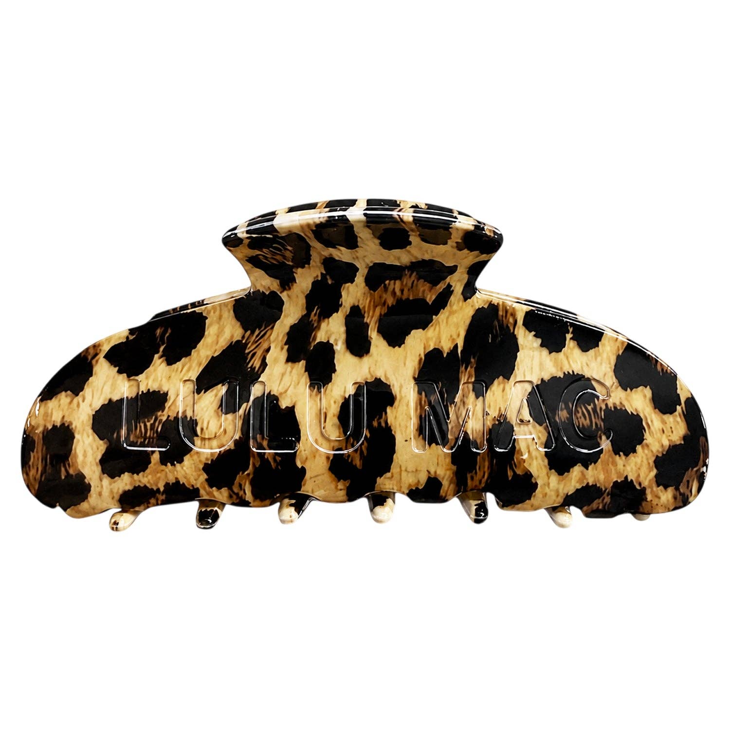 LULU MAC HAIR CLIP- LEOPARD