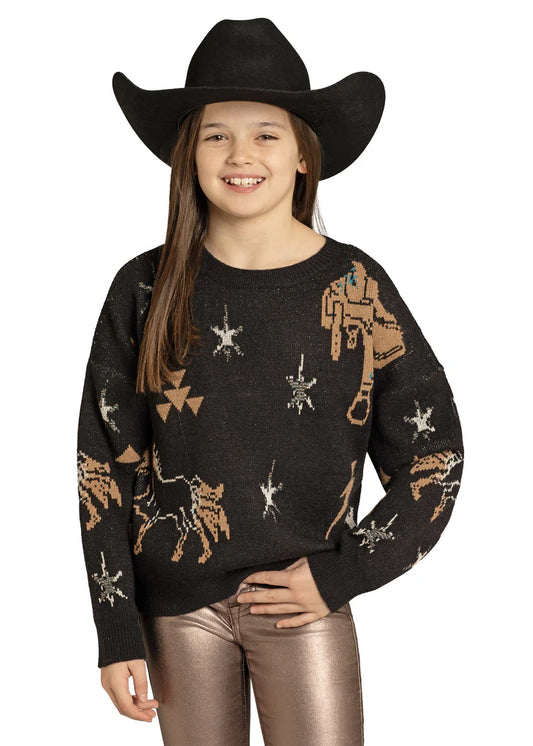 Girls' Saddle Up Sweater