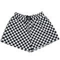 LULU MAC BLACK & WHITE CHECKERED BOXER SHORT