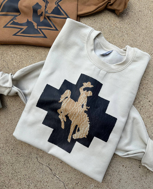 Aztec Bronc Western Graphic
