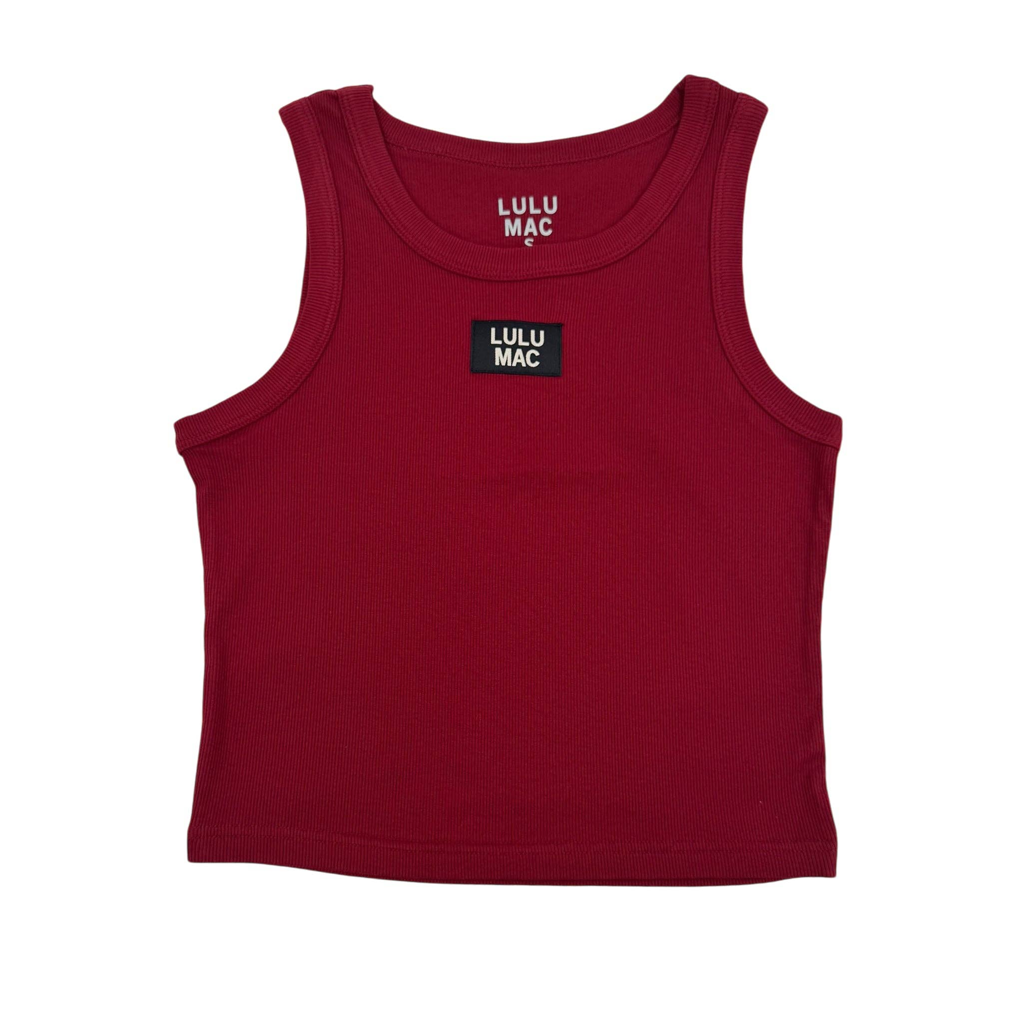 LULU MAC MAROON TANK