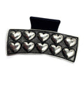 Double Bubble Heart Claw Clip
