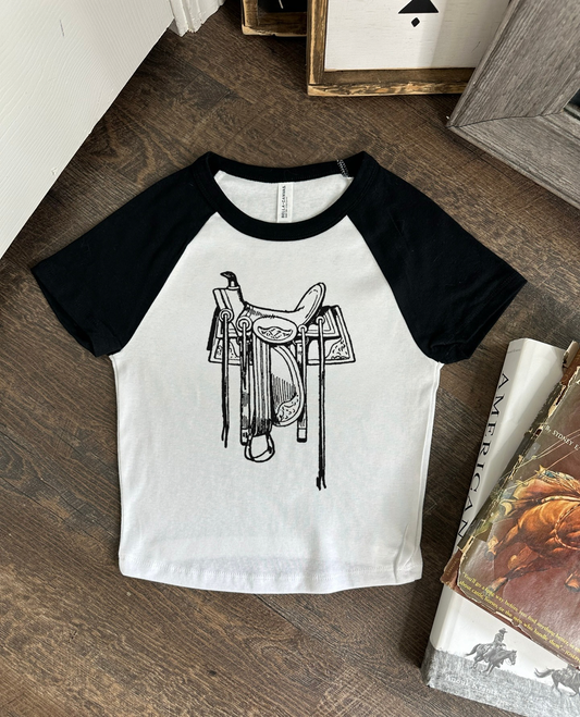 The Saddle Baby Tee